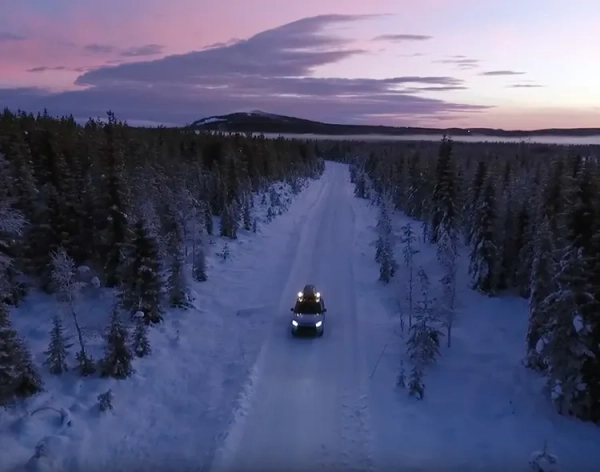 Aerial shots van de Noordkaap